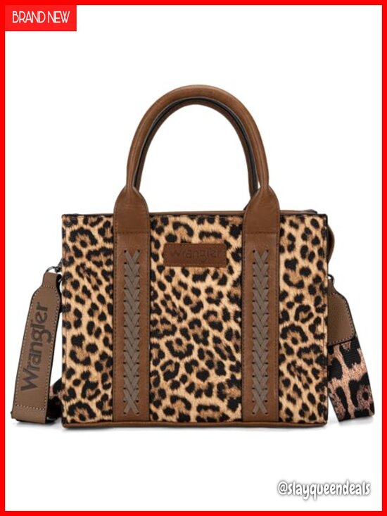 Handbags - Women's Western Whipstitch Tote Bag with Crossbody Strap